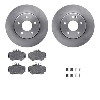 R1 Concepts WFWH1-63060 E- Line Series Brake Rotor W/ Ceramic Brake Pads & Hdw